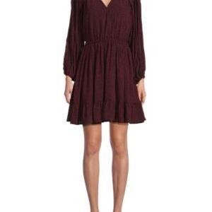 Madewell Long Sleeve Floral Peasant Dress